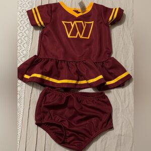 Gerber Maroon and Yellow Baby Outfit